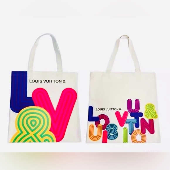 LOUIS VUITTON Linen Exhibition Tote - 2022 Shenzhen Exhibit - Picture 2 of 8